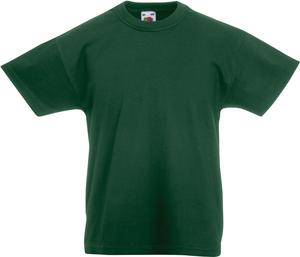 Fruit of the Loom SC221B - T-Shirt Enfant Coton Bottle Green