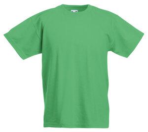 Fruit of the Loom SC221B - T-Shirt Enfant Coton Vert Kelly