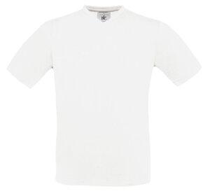B&C CG153 - T-Shirt Col V Manches Courtes Blanc