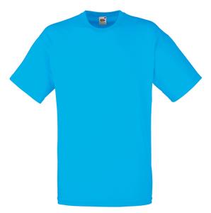 Fruit of the Loom SC221 - T-Shirt Homme Manches Courtes 100% Coton Azur Blue