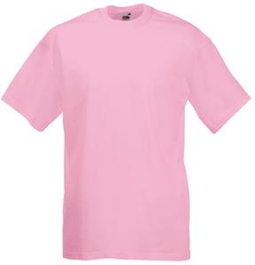 Fruit of the Loom SC221 - T-Shirt Homme Manches Courtes 100% Coton Light Pink
