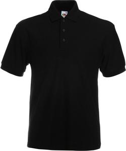 Fruit of the Loom SC63204 - POLO PIQUÉ LOURD 65/35 Noir