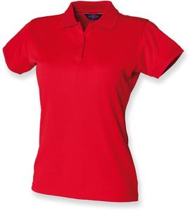 Henbury H476 - POLO FEMME COOLPLUS® Classic Red