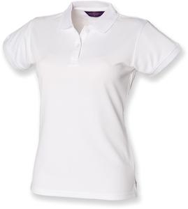 Henbury H476 - POLO FEMME COOLPLUS® Blanc