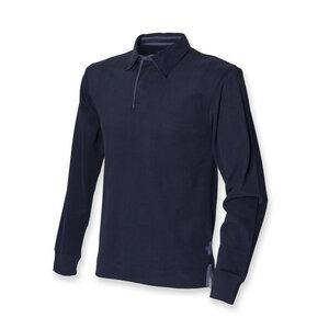 Front Row FR43 - Brushed LSL Rugby Shirt - Polo Rugby Émerisé Marine