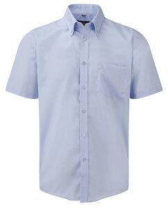Russell Collection RU957M - Chemise Manches Courtes Sans Repassage Pour Homme Bright Sky