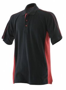Finden & Hales LV322 - Polo Sport Homme 100% Coton Black/ Red