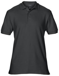 Gildan GD042 - Polo de sport en piqué double en coton de première qualité Noir