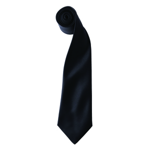 Premier PR750 - Cravate en satin "Colours" Noir