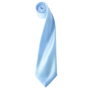 Premier PR750 - Cravate en satin "Colours" Bleu ciel
