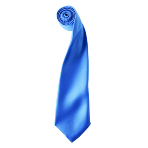 Premier PR750 - Cravate en satin "Colours" Mid Blue