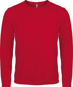 ProAct PA443 - T-Shirt Sport Manches Longues Rouge