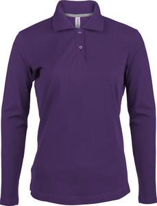 Kariban K244 - POLO MANCHES LONGUES FEMME Purple