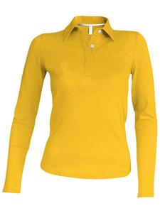 Kariban K244 - POLO MANCHES LONGUES FEMME Jaune