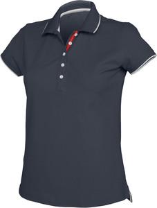 Kariban K252 - POLO MAILLE PIQUÉE MANCHES COURTES FEMME Navy / White / Red