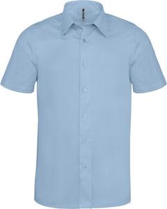 Kariban K531 - CHEMISE COTON/ÉLASTHANNE MANCHES COURTES Light Blue