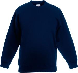 Fruit of the Loom SC62041 - SWEAT ENFANT MANCHES DROITES Marine