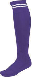 ProAct PA015 - STRIPED SPORTS SOCKS > CHAUSSETTES DE SPORT RAYÉES Sporty Purple / White