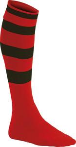 ProAct PA021 - CHAUSSETTES DE SPORT CERCLÉES Sporty Red / Black