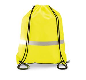 Kimood KI0109 - SAC À DOS AVEC CORDELETTES Fluorescent Yellow