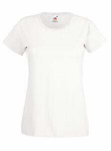 Fruit of the Loom SC61372 - T-Shirt Femme Coton Blanc