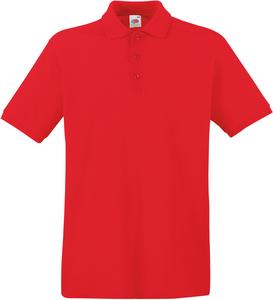 Fruit of the Loom SC63218 - Polo Piqué Rouge
