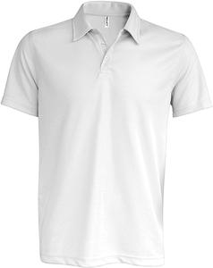 ProAct PA482 - POLO SPORT MANCHES COURTES Blanc