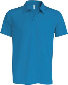 ProAct PA482 - POLO SPORT MANCHES COURTES Aqua Blue