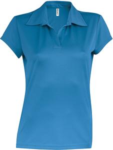 ProAct PA483 - POLO SPORT MANCHES COURTES FEMME Aqua Blue