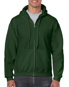 Gildan GI18600 - Sweat-Shirt Homme Zippé avec Capuche Forest Green