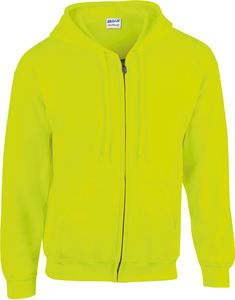 Gildan GI18600 - Sweat-Shirt Homme Zippé avec Capuche Safety Yellow