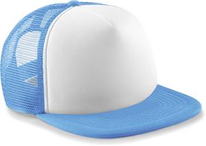 Beechfield B645 - Casquette "Snapback" Sky Blue / White