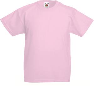 Fruit of the Loom SC221B - T-Shirt Enfant Coton Light Pink