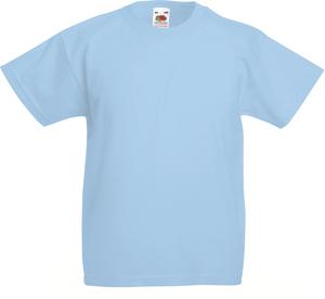 Fruit of the Loom SC221B - T-Shirt Enfant Coton Sky Blue