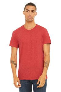 Bella+Canvas BE3413 - T-SHIRT HOMME TRIBLEND COL ROND Red Triblend