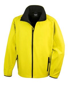 Result R231M - Veste Softshell "printable" Homme Yellow / Black