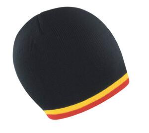 Result R368X - Bonnet "Supporter" Black / Yellow / Red