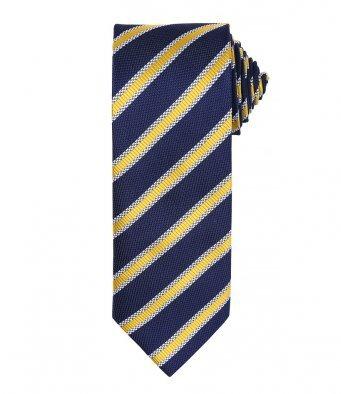Premier PR783 - Cravate rayée et gaufrée