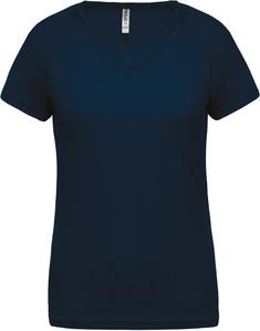 Proact PA477 - T-shirt de sport manches courtes col v femme Sporty Navy