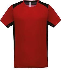 Proact PA478 - T-shirt sport bicolore Red / Black