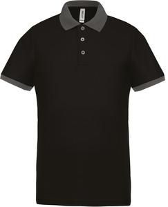 Proact PA489 - Polo piqué performance homme Black / Sporty Grey