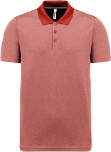 Proact PA496 - Polo chiné manches courtes adulte Coral Heather
