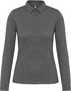 Kariban K265 - Polo jersey manches longues femme Grey Heather
