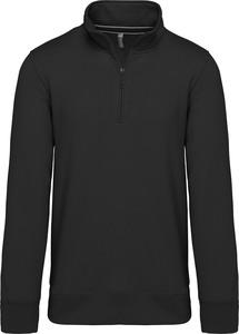 Kariban K487 - Sweat-shirt col zippé Black