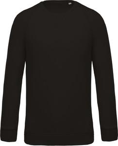 Kariban K480 - Sweat-shirt BIO col rond manches raglan homme Black