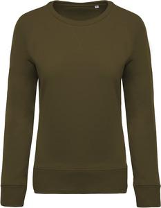 Kariban K481 - Sweat-shirt BIO col rond manches raglan femme Mossy Green