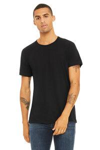 Bella+Canvas BE3413 - T-SHIRT HOMME TRIBLEND COL ROND Solid Black Triblend