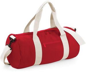 Bag Base BG140 - Sac baril original Classic Red/ Off White
