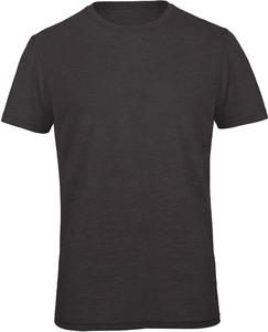 B&C CGTM055 - T-shirt Triblend col rond Homme Heather Dark Grey