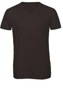 B&C CGTM057 - T-shirt Triblend col V Homme Black